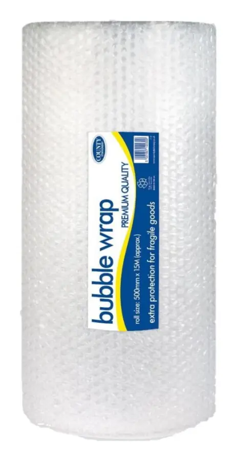 County Stationery Bubble Wrapping