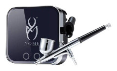Airbrush makeup kit kompressorsats, ansiktsfärg syreinfusion ansikts spraymaskin