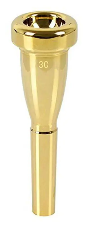 Trumpet munstycke kula formade pläterade trumpet tillbehör för yamaha bach conn king trumpet