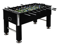 vidaXL Fotbollsbord stål 60 kg 140x74,5x87,5 cm svart