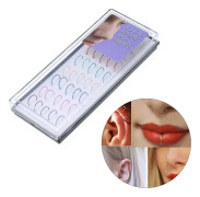 40-pack Fake Piercing Öron Läpp Näsring Septum Läppring