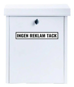 Ingen Reklam Tack klistermärke till dörr och postlåda
