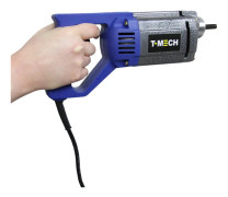 T-Mech Elektrisk Betongvibrator Handhållen Vibratorstav Stavvibrator Betongkomprimering Komprimering Av Betong 220 V 1100 W 4860 VPM 4 m Strömkabel