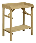 vidaXL Planteringsbord impregnerad furu 75x40x90 cm