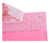 Polybubbla kuvert rosa postförpackningspåsar självförseglade vadderade kurirväskor