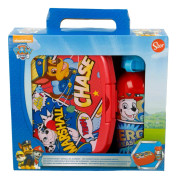 Paw Patrol matlåda och vattenflaska i presentkartong