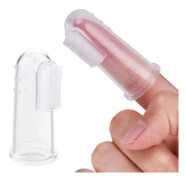 Mamma baby finger tandborste, tandvård verktyg, rengöring baby borste + hygienisk låda