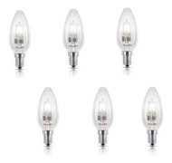 PHILIPS Set med 6 Ecohalo E14 18 W glödlampor motsvarande 23 W.