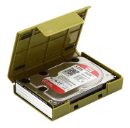 3,5 tums extern förvaringslåda för hdd ssd med etikettdesign fuktsäker