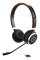 Jabra Evolve 65 UC Stereo, Kabel & Trådlös, Kontor/callcenter, 310,3 g, Headset, Svart