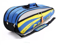 Dubbeldäck badminton stor tennisracket sportväska
