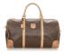 Pre-owned Celine Macadam Boston Bag Brown