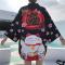 Sommar beach cardigan kvinnor toppar blus