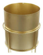 Växtställ Guld Järn 15 x 15 x 28 cm Inomhus Utomhus Metall Blomkruka UV-beständig Modern Industriell Stående