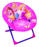 DISNEY-PRINSESSER Hopfällbart månsäte ± 48 x 52 x 46 cm för barn