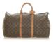 Pre-owned Louis Vuitton Monogram Keepall 50 Brown
