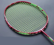 Full kolfiber lättaste badmintonracket