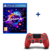 PlayStation Pack: DualShock V2 Controller Red / Magma Red + Dreams