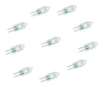 SYLVANIA Set med 10 Ecohalo G4 10 W glödlampor motsvarande 25 W.