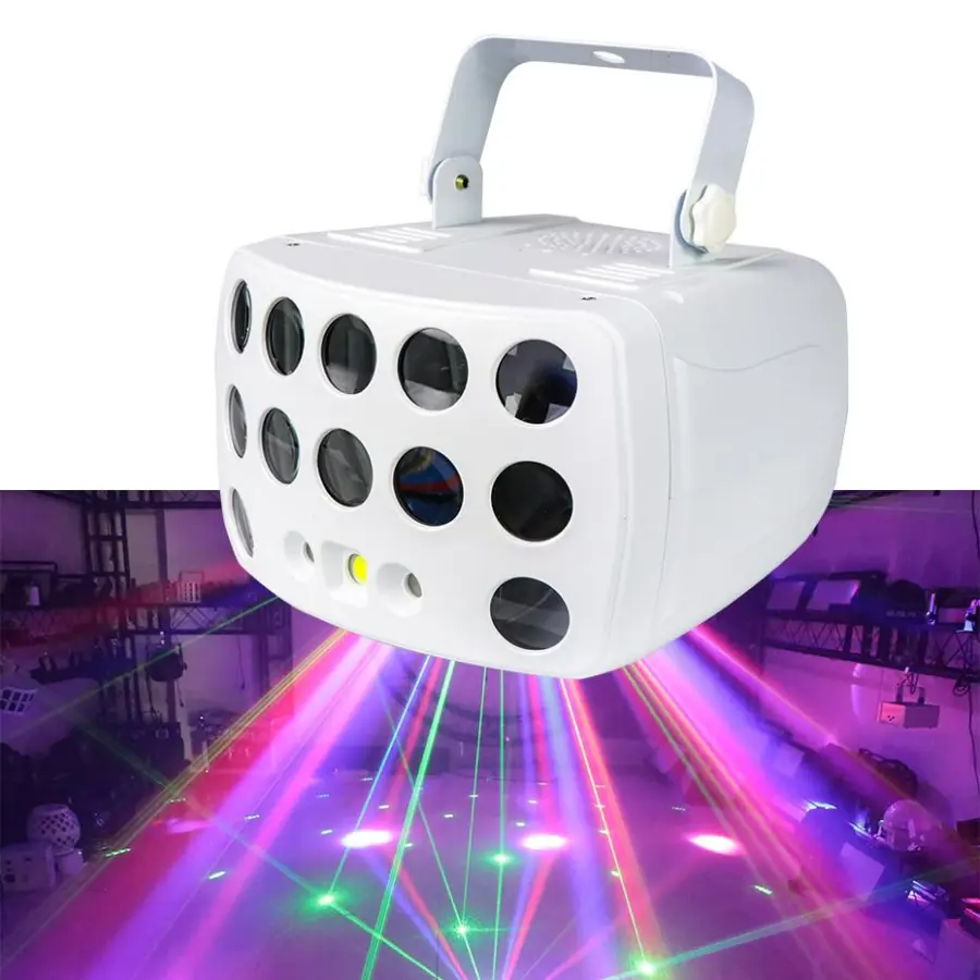 Fjärrkontroll dmx rgbw led laser strobe