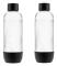 AGA Aqvia Vattenflaskor 2 pack PET 500 ml svart