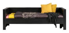 Tenney Bäddsoffa 90x200 cm Furu/Svart