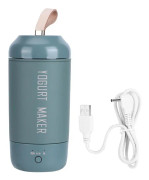 Yoghurttillverkare helautomatisk, mini-bärbar, uppladdningsbar USB, maskinverktyg, ostverktyg