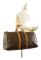 Pre-owned Louis Vuitton Monogram Keepall 55 Brown