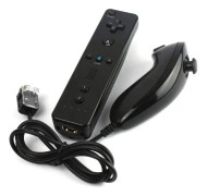 Wii Remote Plus + Nunchuck Motion Plus (Svart)