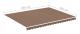 vidaXL Markisväv brun 4,5x3,5 m