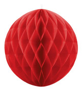Honeycomb 30 cm Röd