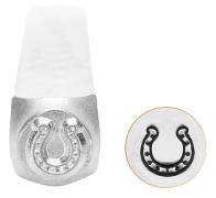 Prägelstämpel - stl. 6 mm - L: 65 mm - Hästsko
