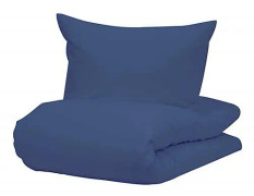 CLOUD Bäddset 210x150 Satin Mörkblå