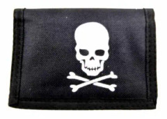 Leksaker Plånbok Wallet Döskalle Svart Canvas