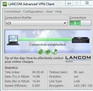 LANCOM Advanced VPN Client - Licens - 25 användare - Win - för LANCOM 1790-4G+, 1793VA-4G+