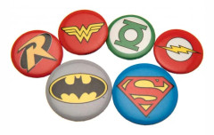 DC Comics Set med knappmärken (6 st)