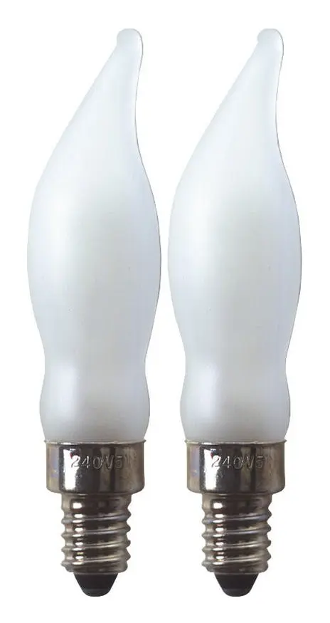 Jullampa LED E10 230V 0,6W Matt 2-pack