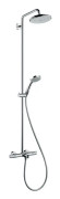 Takduschset med Badkarsblandare Hansgrohe Croma 220 Showerpipe 150 cc