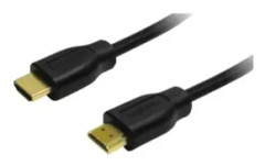 LogiLink HDMI Anslutningskabel 20.00 cm CH0076 Svart [1x HDMI hane - 1x HDMI h