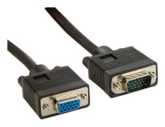 4World - VGA-förlängningskabel - HD-15 (VGA) (hane) till HD-15 (VGA) (hona) - 3 m