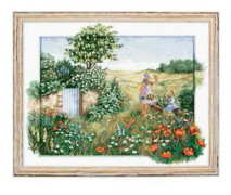 Broderikit Tavla Vallmoäng