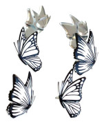 Shape Brads - Butterflies - 12 st