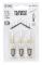 Universal LED Filament E10 23-55V 5lm 1900K 3-Pack