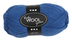 Babygarn - L: 172 m - Blå - NM 14/4 - 50 g