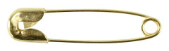 Säkerhetsnålar - Guld - 22 mm - 100 st