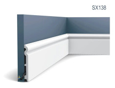 Golvlist Orac Decor AXXENT SX138 stil tidlös / klassisk