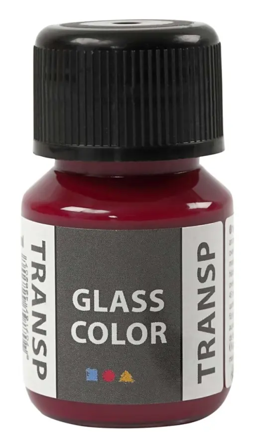 Glasfärg transparent - Rosa - 35 ml