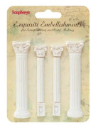 Polymer Figurer Columns - Scrapberry's - 4 delar