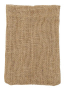 Jute Påsar till bl.a adventskalender - 10x15 cm - Brun - 4 st