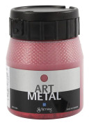 Akrylfärg Art Metal - Lavaröd - 250ml